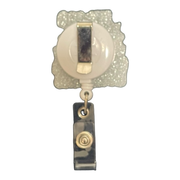 Phlebotomy Badge Reel - My Job Is All Rainbows And Butterflies - Brand New - Picture 4 of 4